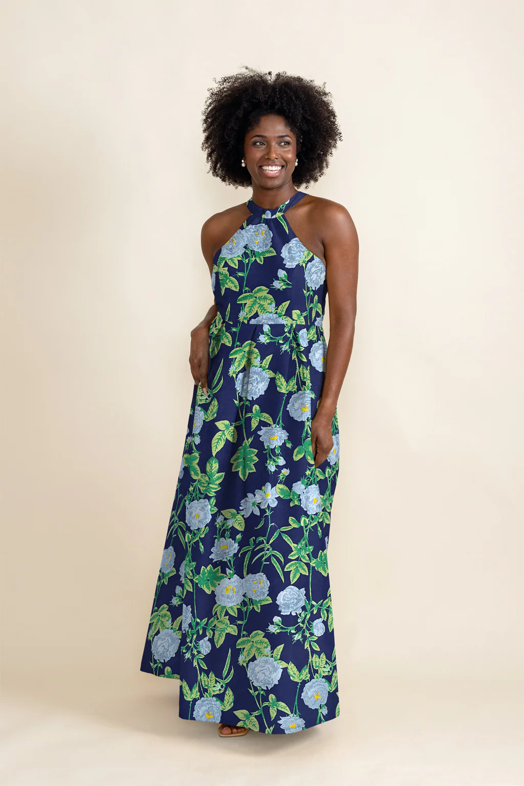 Abby Bodice with Dahlia Skirt in Camellia Jacquard - Image 2