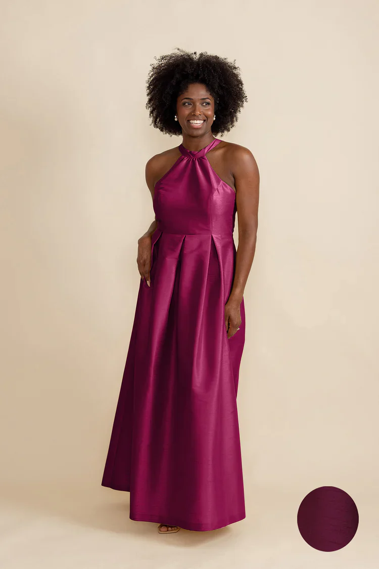 Abby Bodice with Dahlia Skirt in Shantung - Image 16