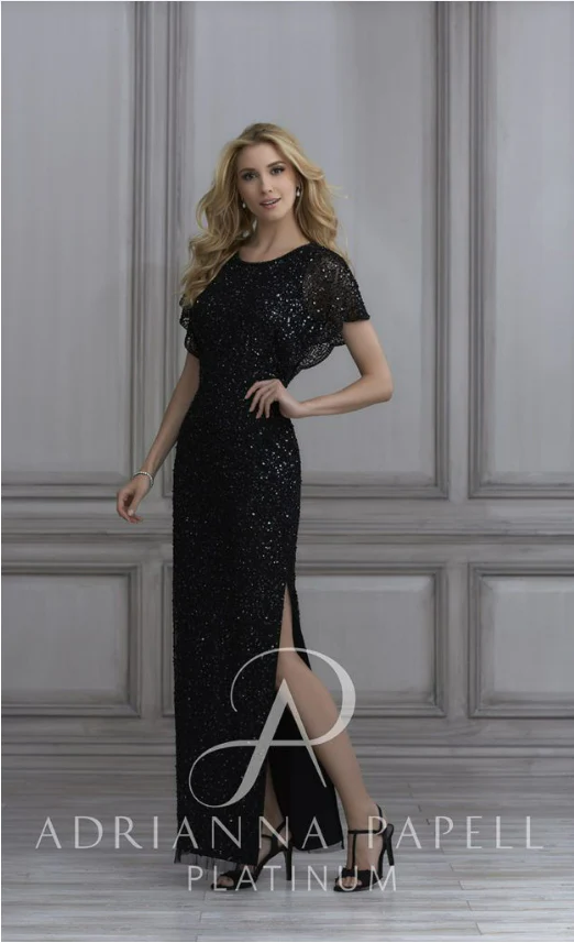 Adrianna Papell Platinum Bridesmaid Dress 40111