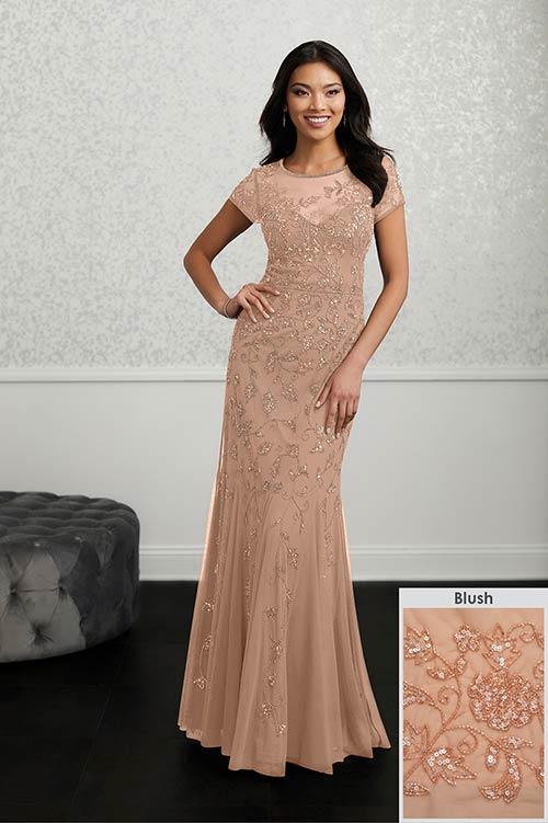 Adrianna Papell Platinum Bridesmaid Dress 40215 - Image 3