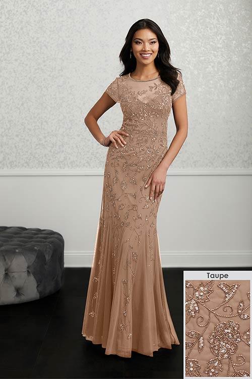 Adrianna Papell Platinum Bridesmaid Dress 40215 - Image 5