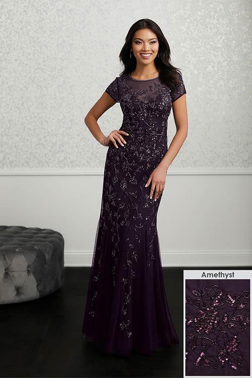 Adrianna Papell Platinum Bridesmaid Dress 40215 - Image 6