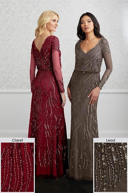 Adrianna Papell Platinum Bridesmaid Dress 40218 - Image 6