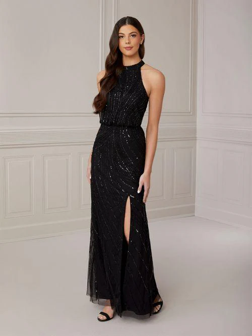 Adrianna Papell Platinum Bridesmaid Dress 40393 - Image 6