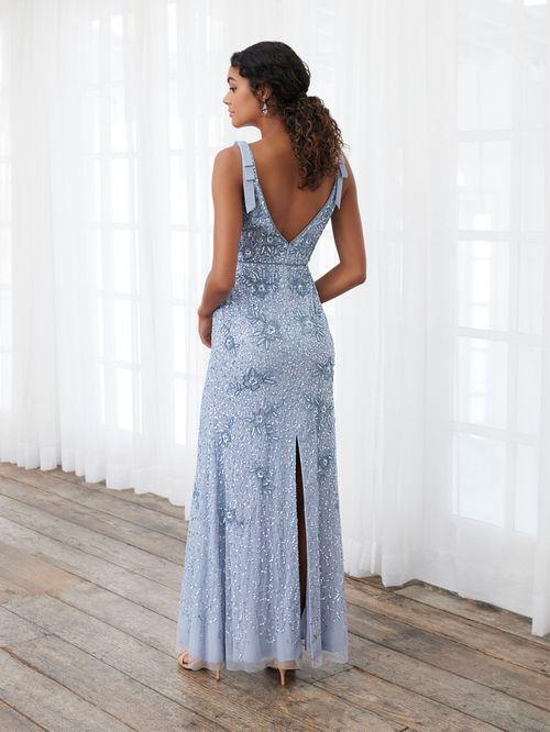 Adrianna Papell Platinum Bridesmaid Dress 40397 - Image 2