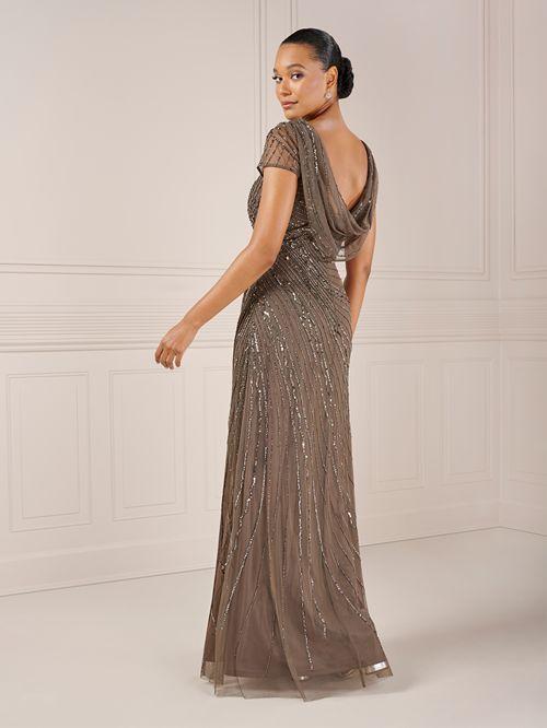 Adrianna Papell Platinum Bridesmaid Dress 40438 - Image 2