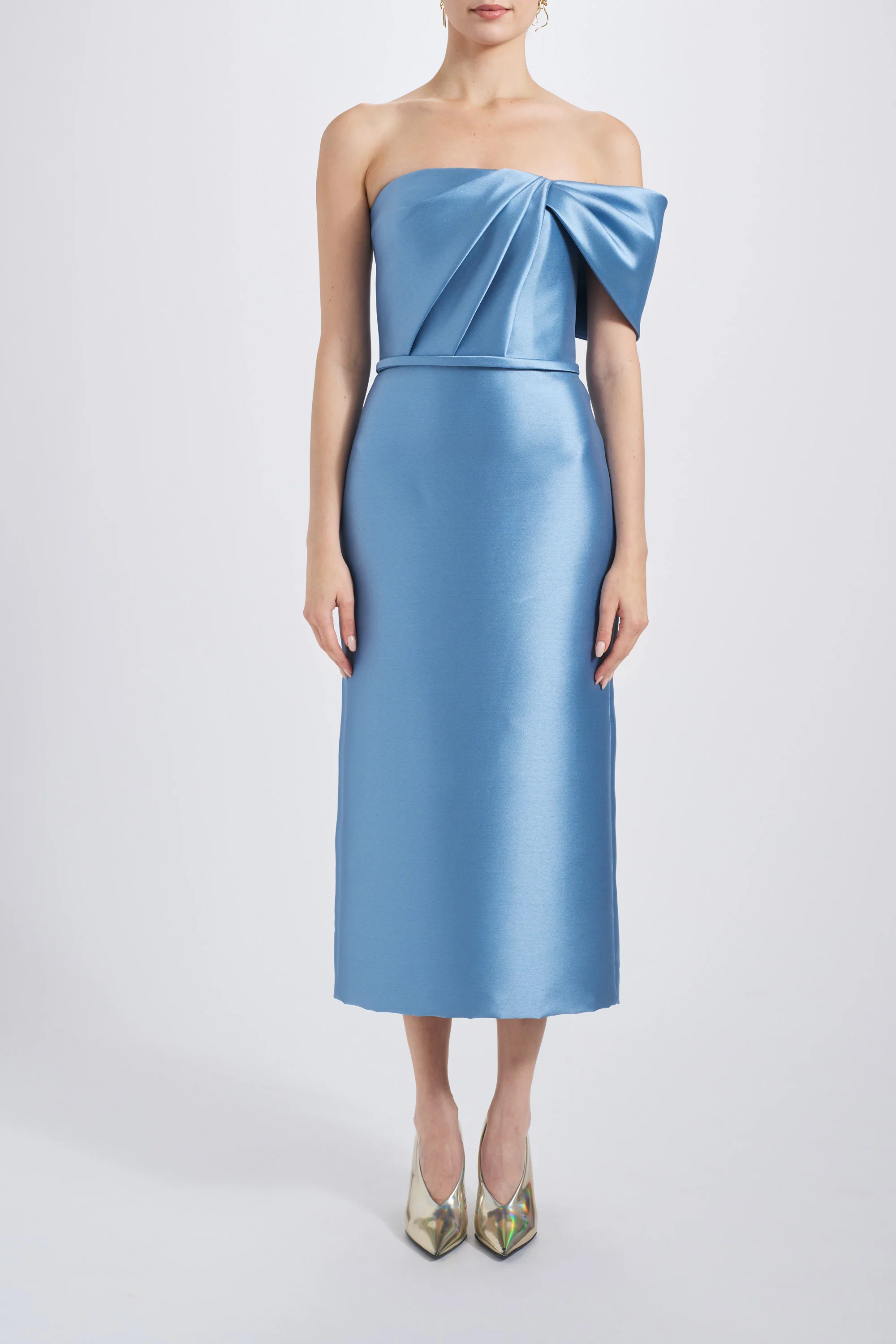 Amsale Evening Bow Cocktail Gown P831M
