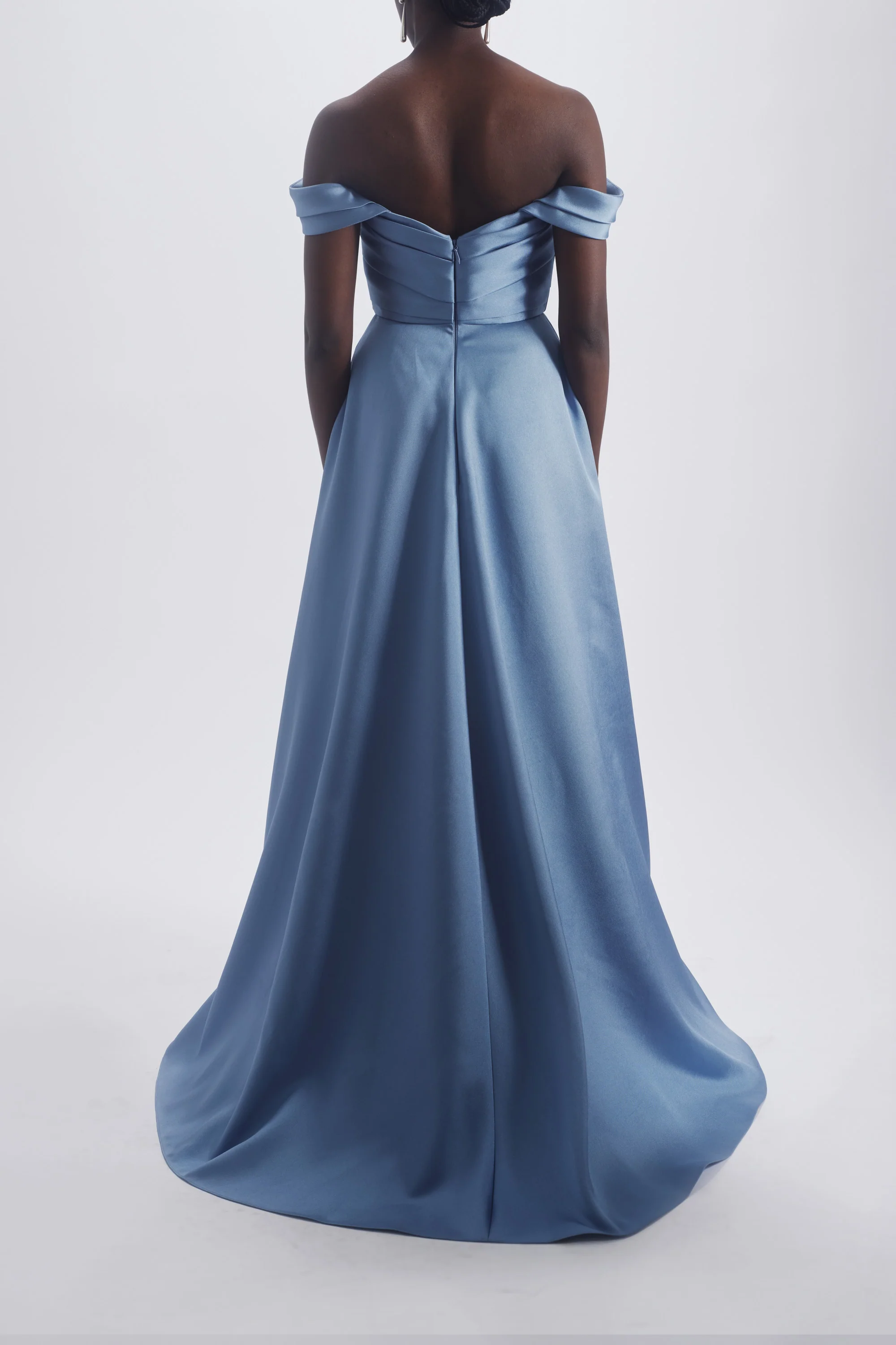 Amsale Evening Off The Shoulder Gown P909M - Image 2