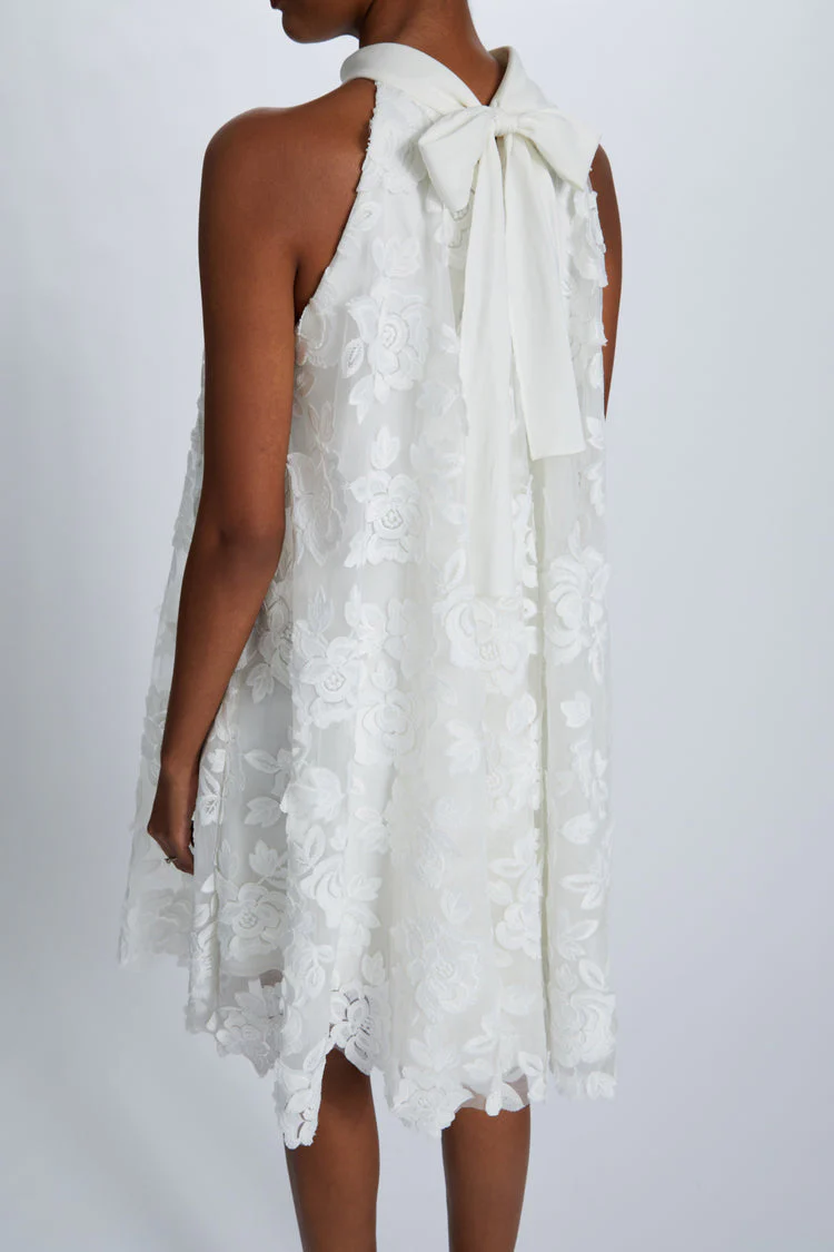 Amsale Little White Dress LW244 - Image 2