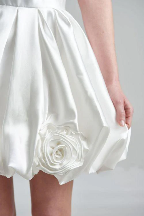 Bari Jay Little White Dress 25WD05 - Image 3