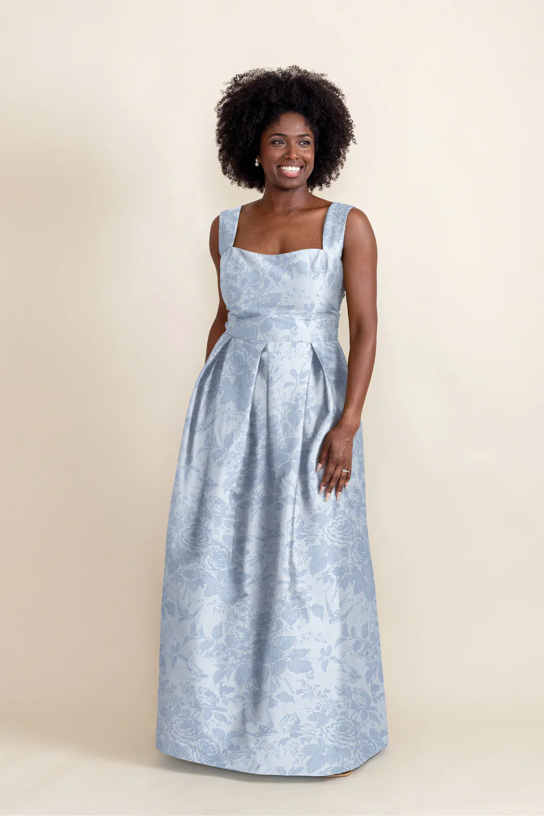 Beckett Bodice with Dahlia Skirt in Garden Flora - Image 3