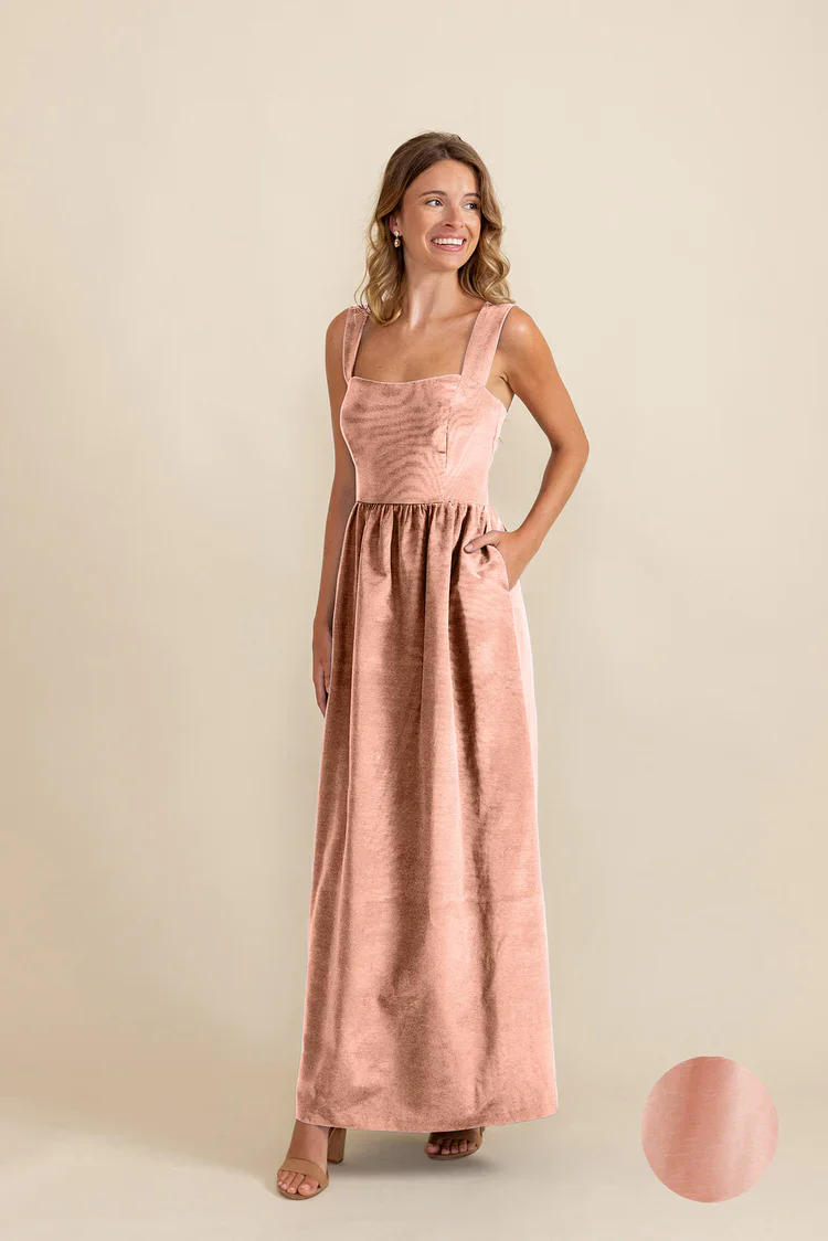 Beckett Bodice with Gathered Skirt in Shantung - Image 11