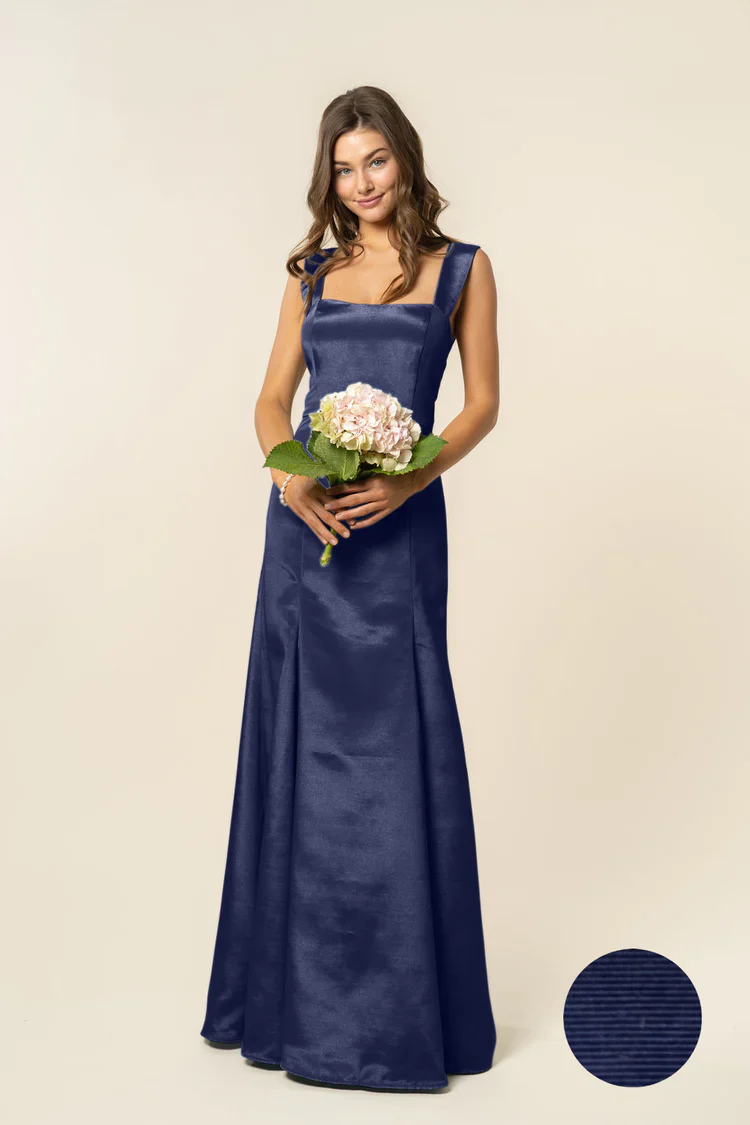 Beckett Bodice with Trumpet Skirt in Drapey Bengaline - Image 12