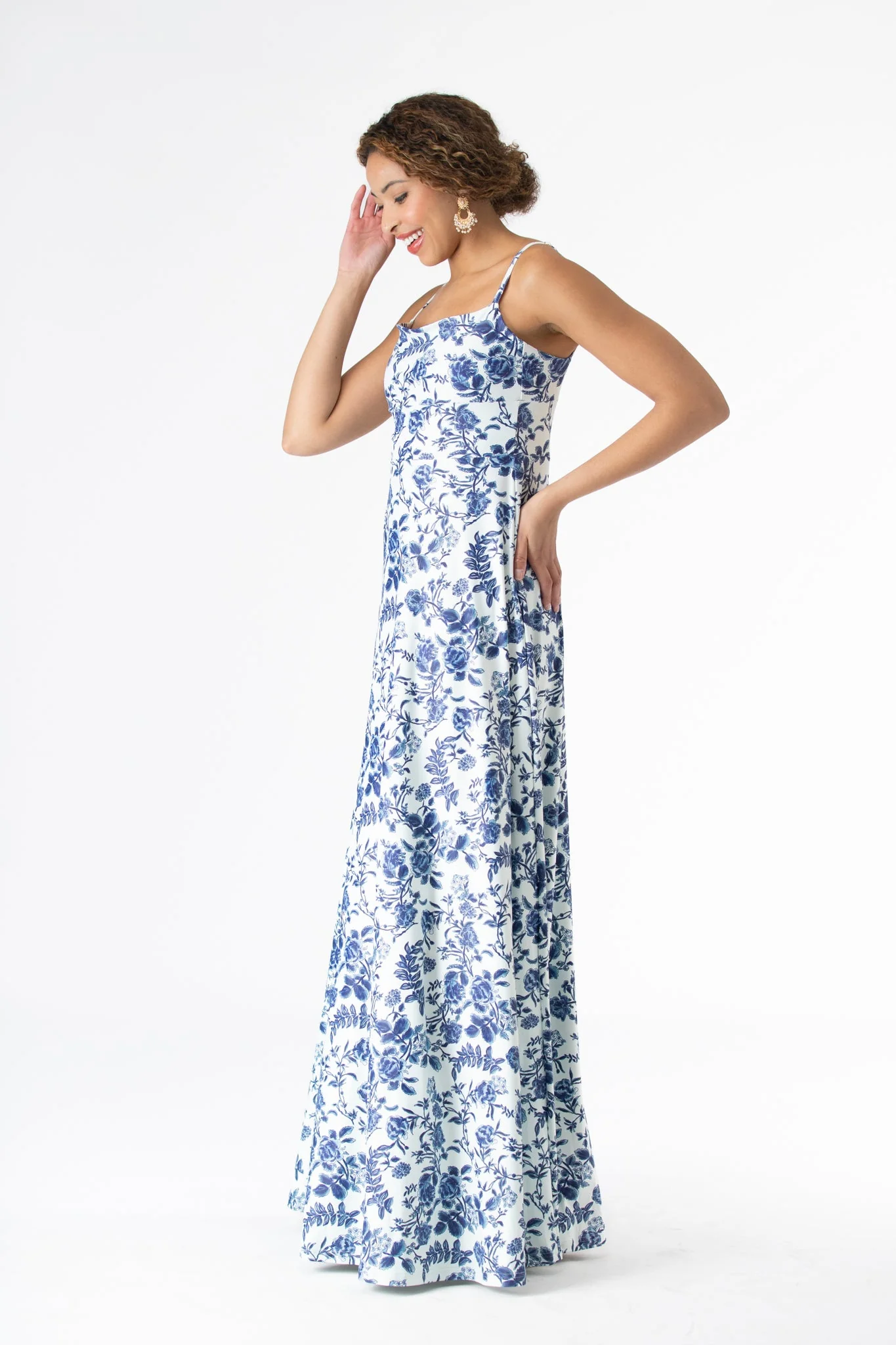 Brigette Dress in Evening Garden - Image 5