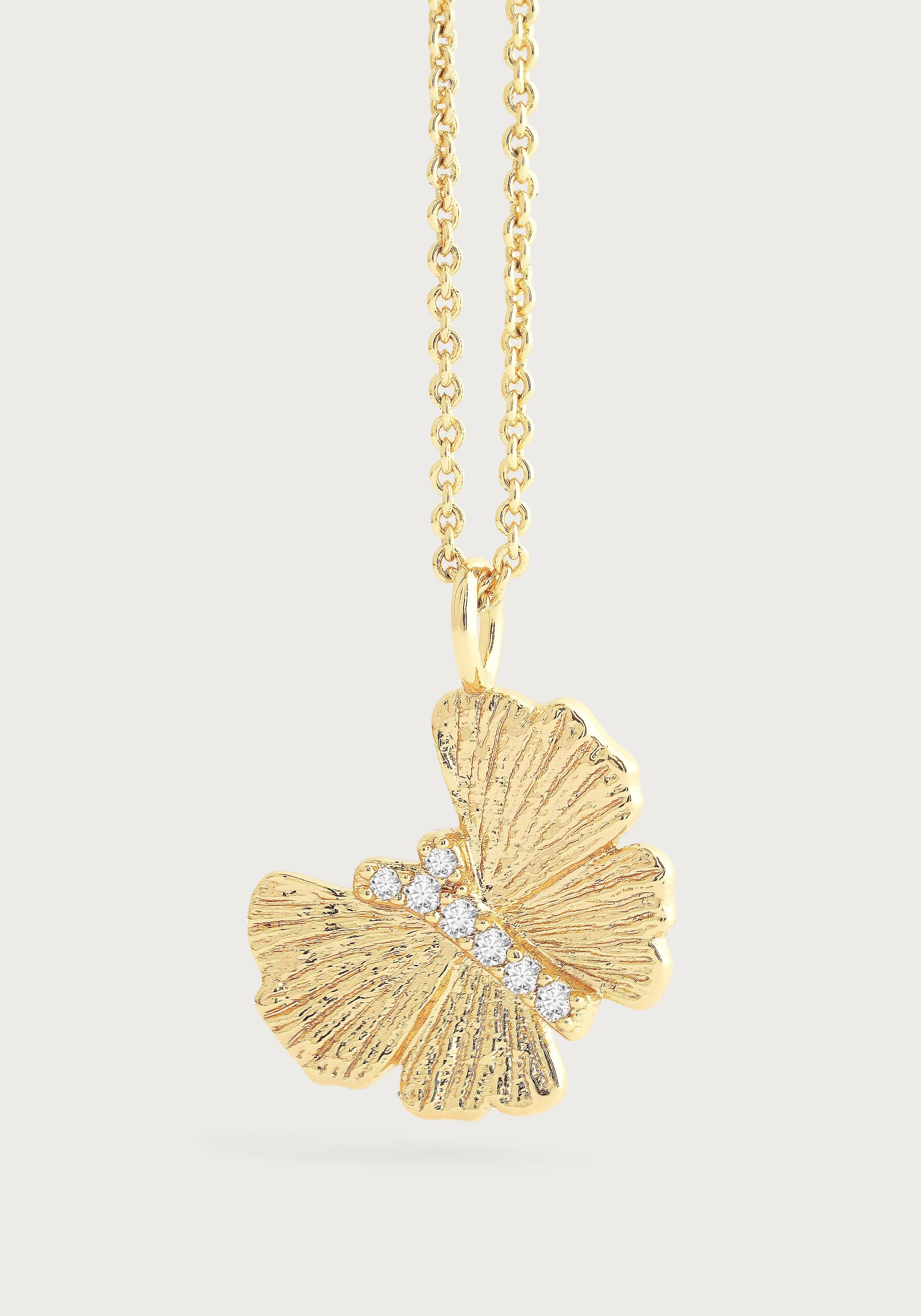 Butterfly Gold Necklace - Image 3