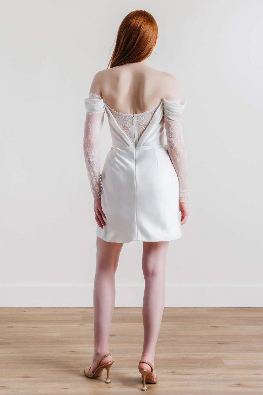 By Watters Little White Dress Hayworth 32500 - Image 2