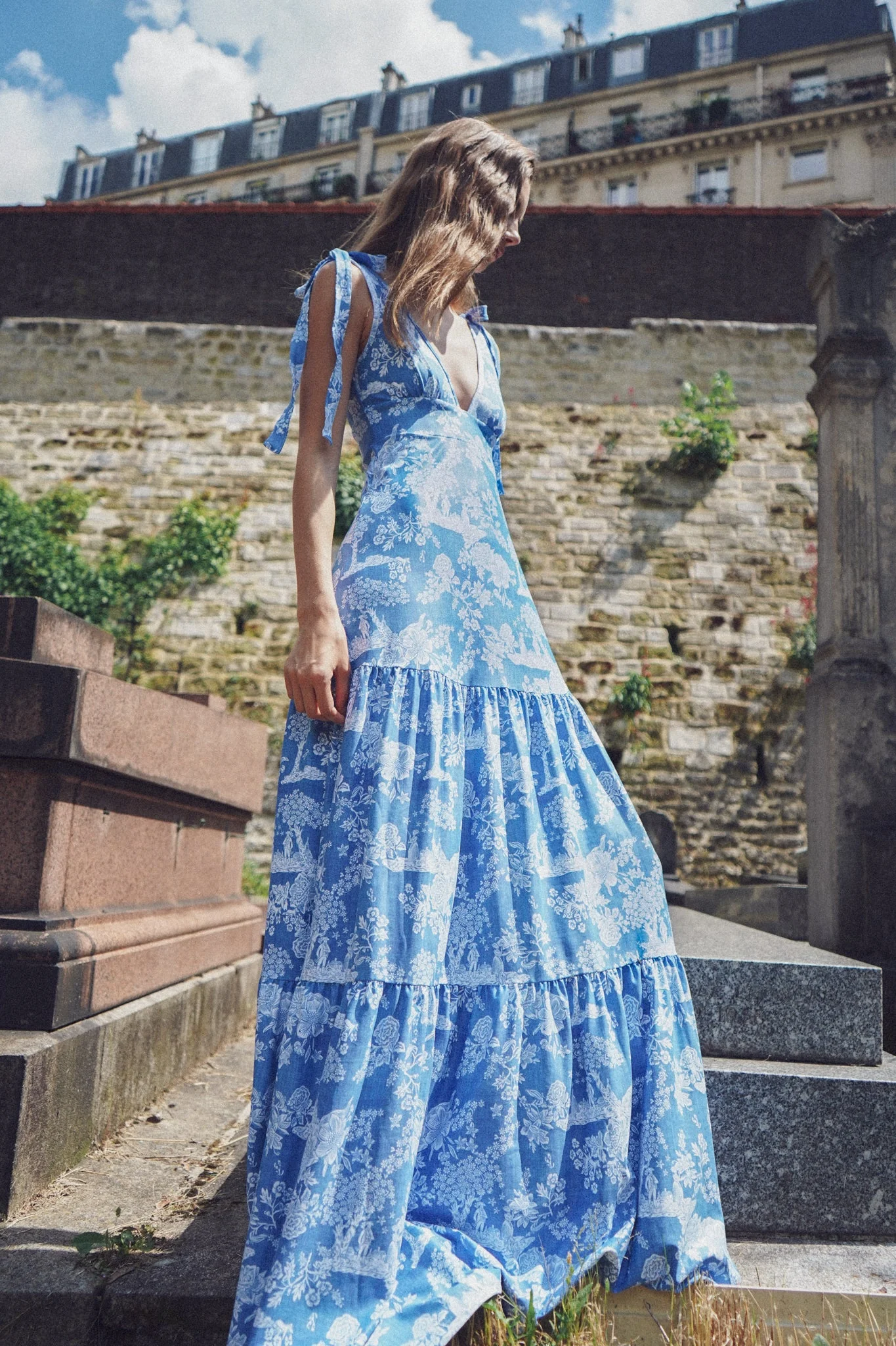 Clementine Dress in French Countryside - Image 4