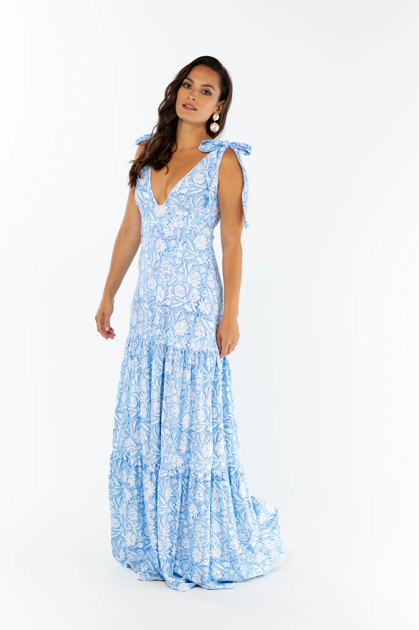 Clementine Dress in Ocean Mist
