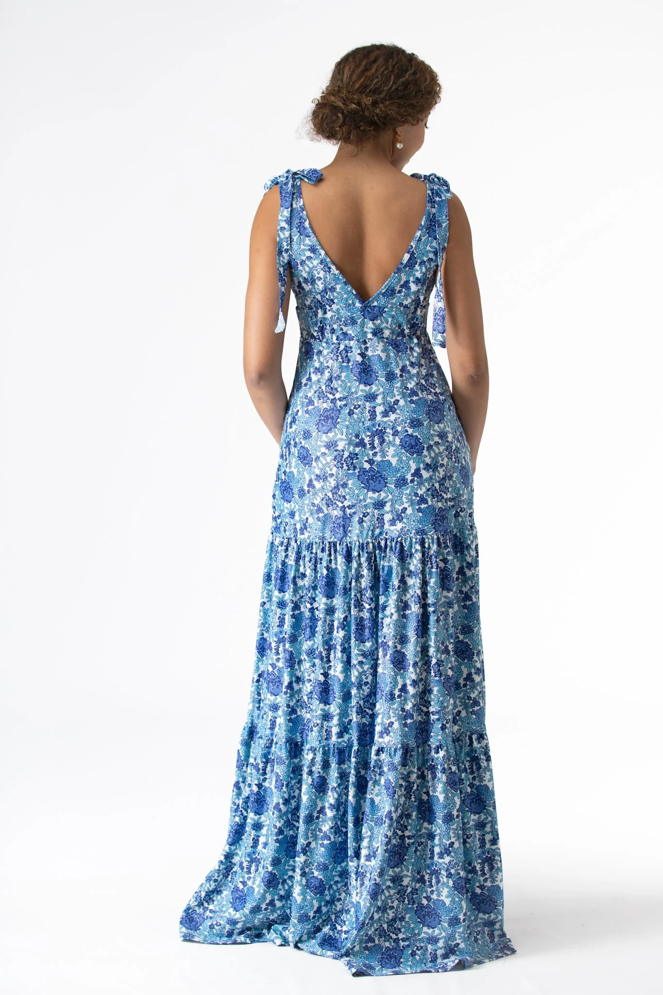 Clementine Dress in Porcelain Petals - Image 6