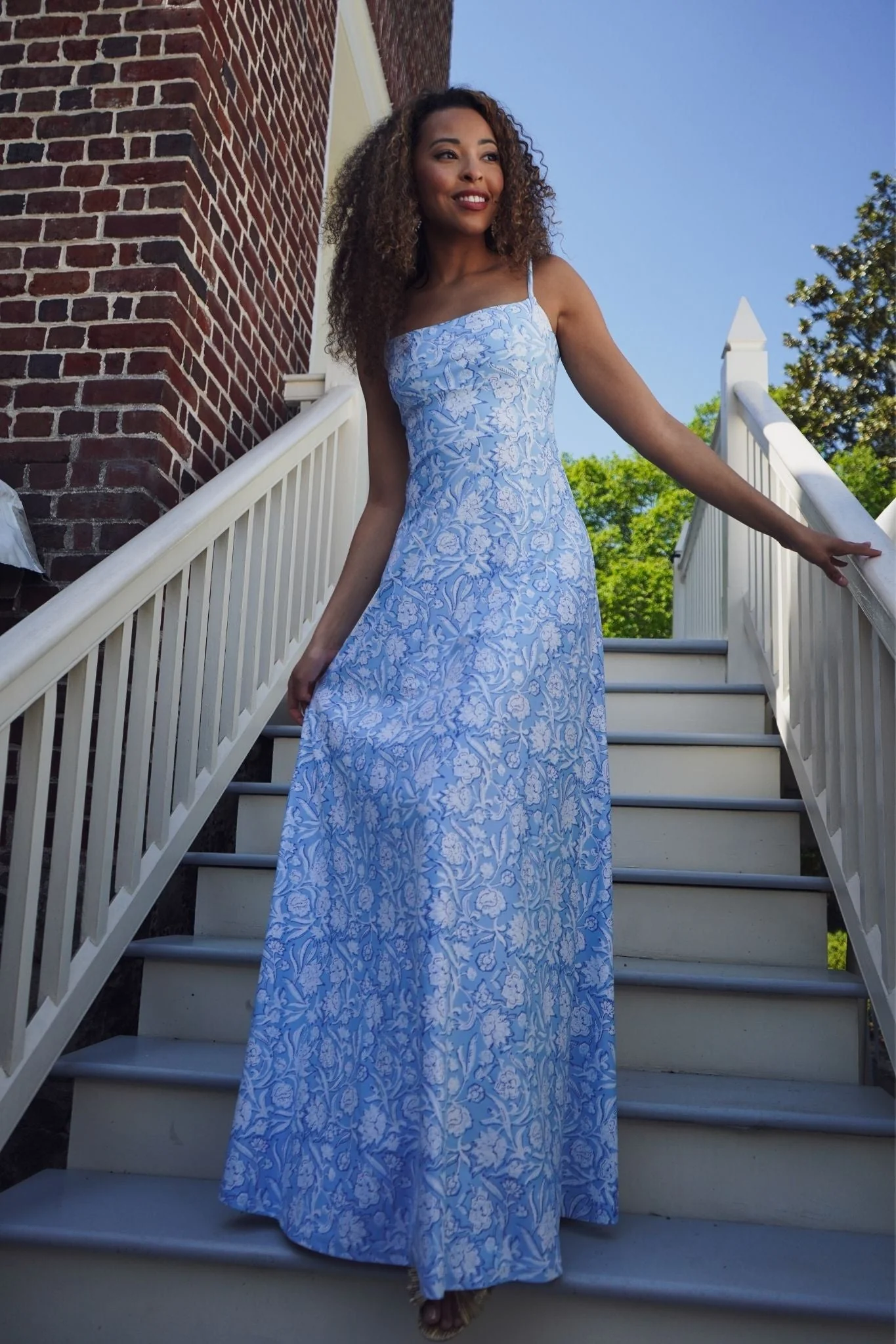 Brigette Dress in Ocean Mist - Image 3