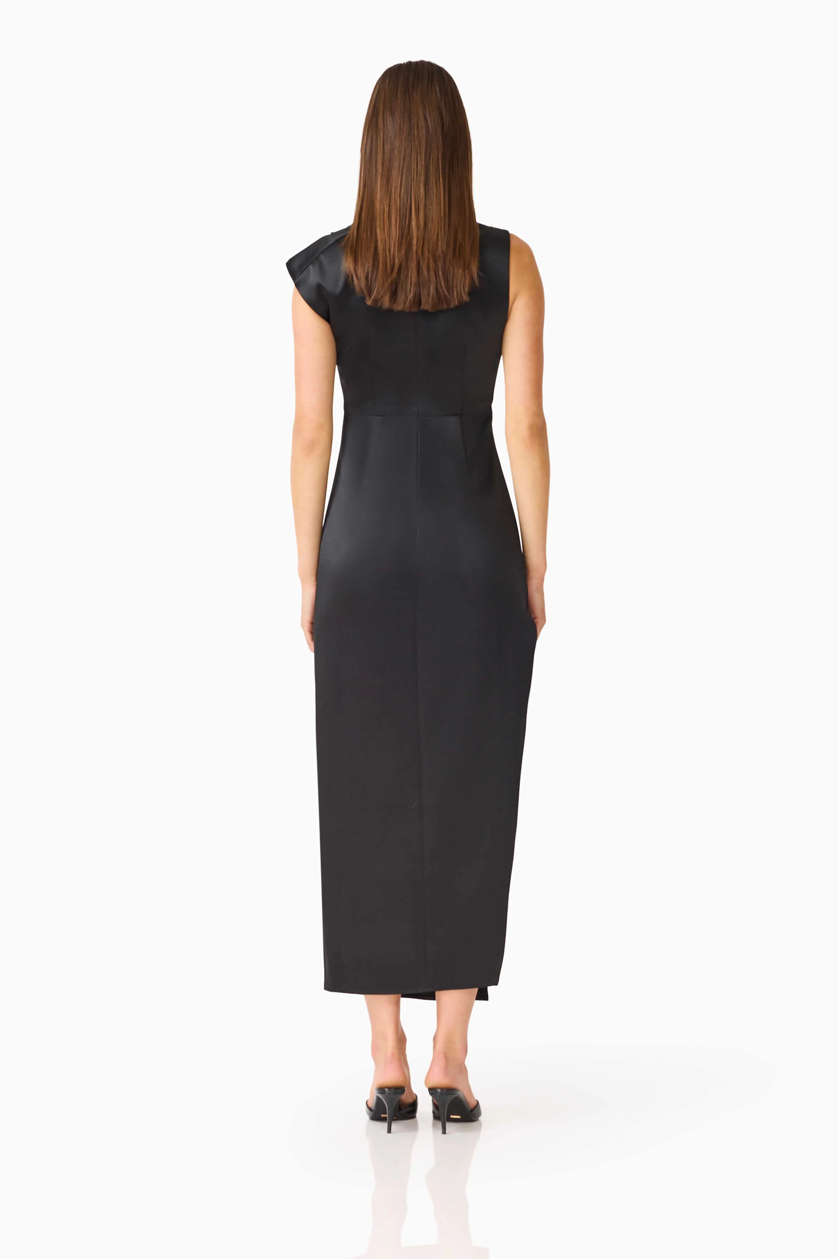 Coralie Maxi Gown in Black - Image 4