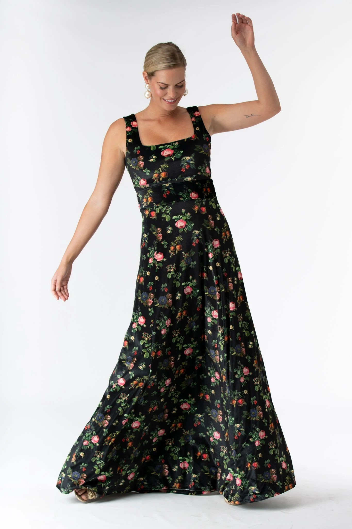 Cosette Dress in Forbidden Fruit