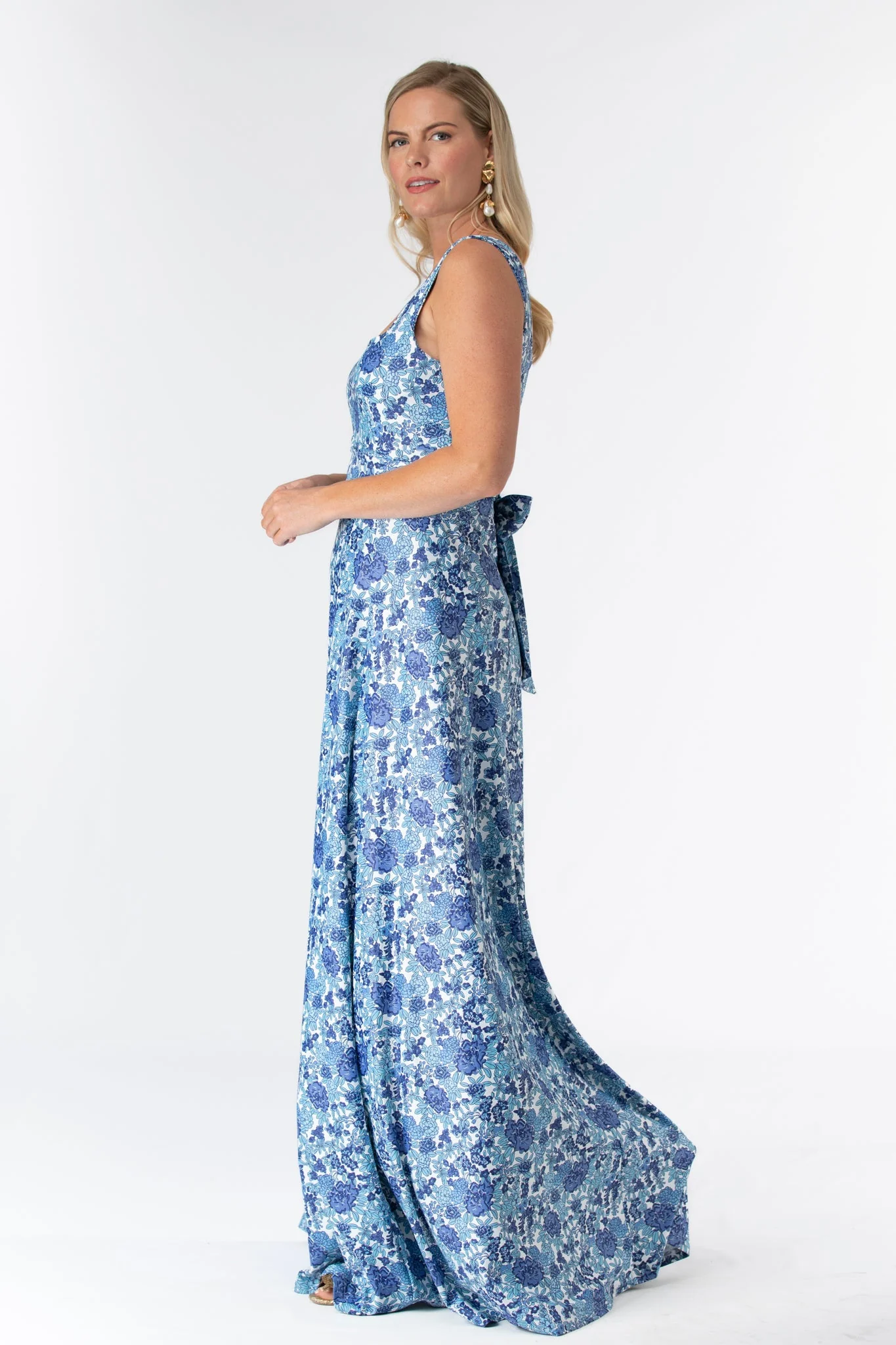 Cosette Dress in Porcelain Petals - Image 4