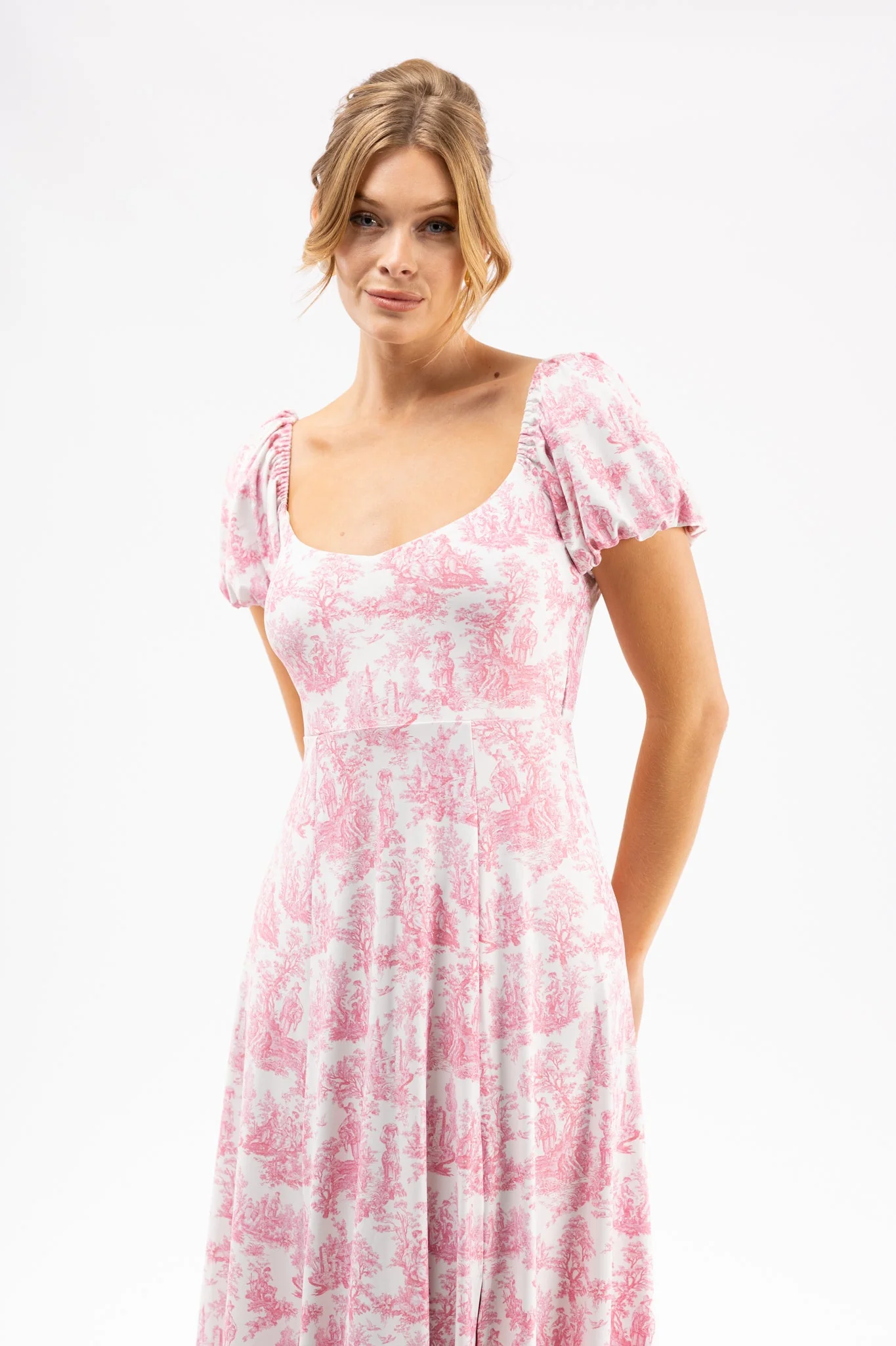 Elizabeth Dress in Love Thorn Rose - Image 7