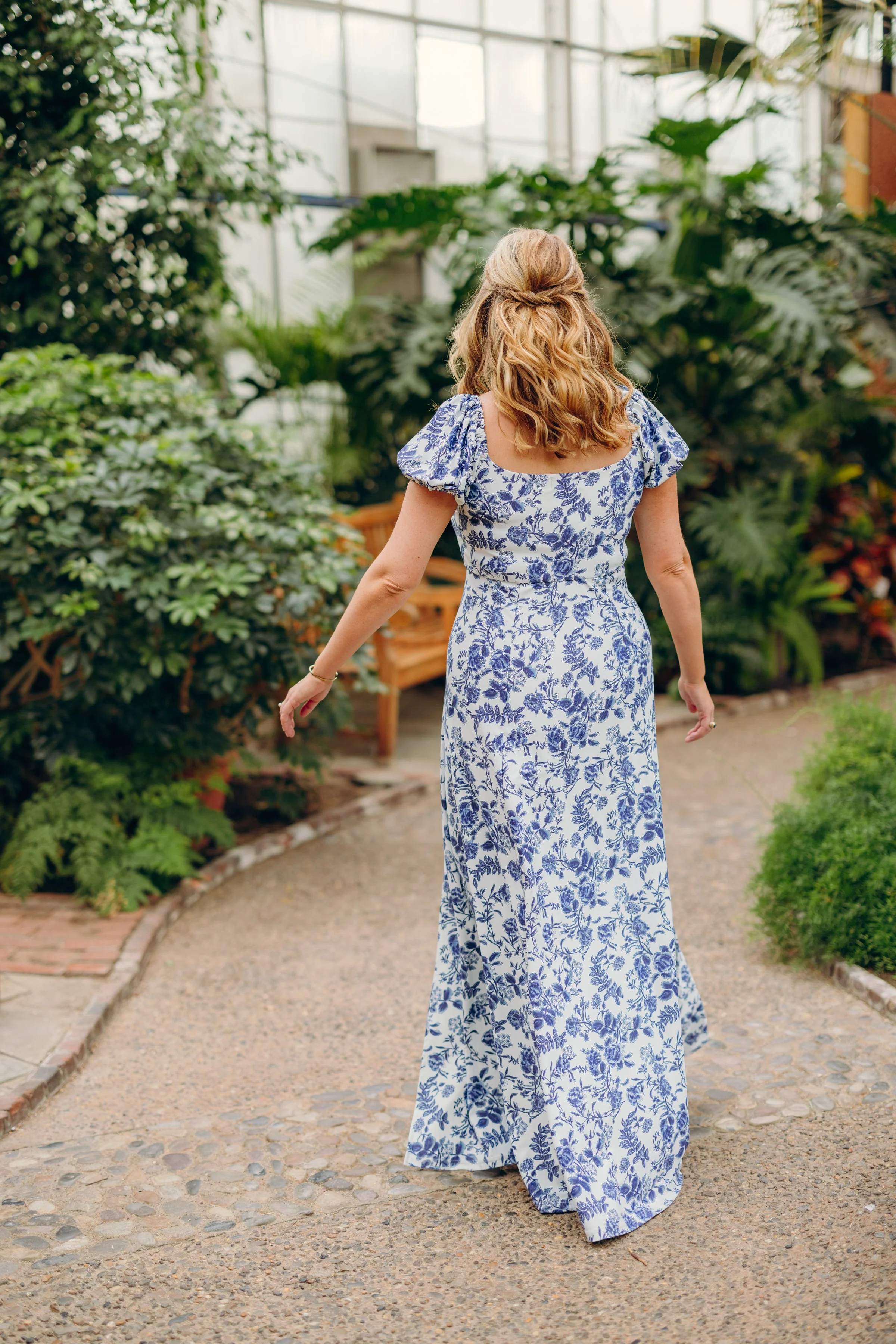 Elizabeth Dress in Evening Garden - Image 7