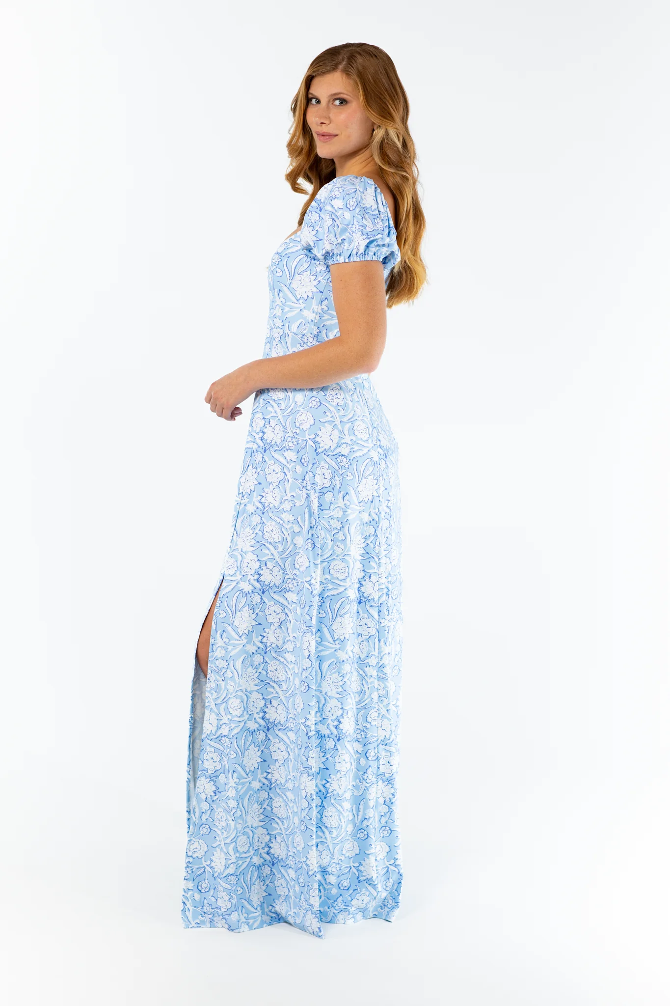 Elizabeth Dress in Ocean Mist - Image 4