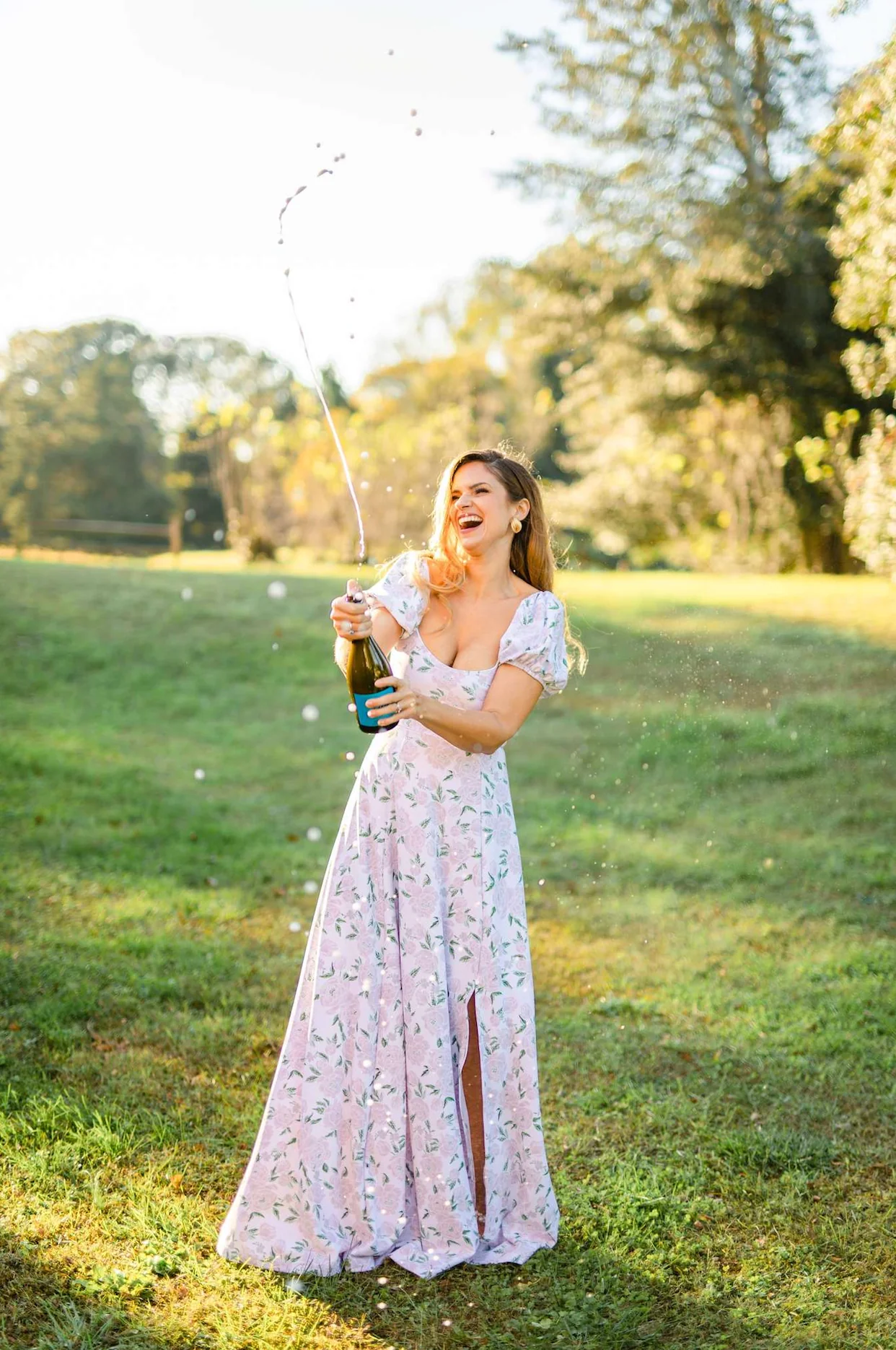 Elizabeth Dress in Peony Prosecco - Image 6