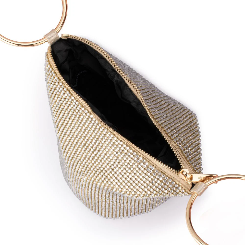 ELLIE CRYSTAL MESH HANDLE BAG - Image 6