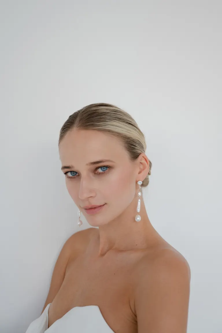 Esme Pearl Statement Earring - Image 4