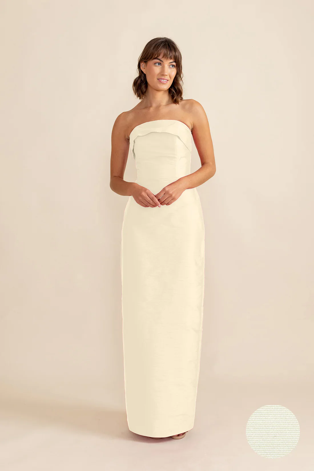 Eva Bodice with Straight Skirt in Drapey Bengaline - Image 4