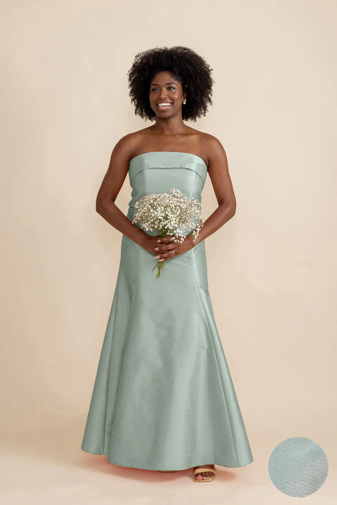 Eva Bodice with Trumpet Skirt in Drapey Bengaline - Image 9