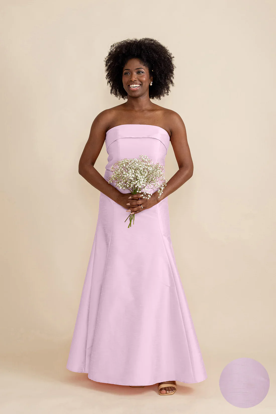 Eva Bodice with Trumpet Skirt in Shantung - Image 10