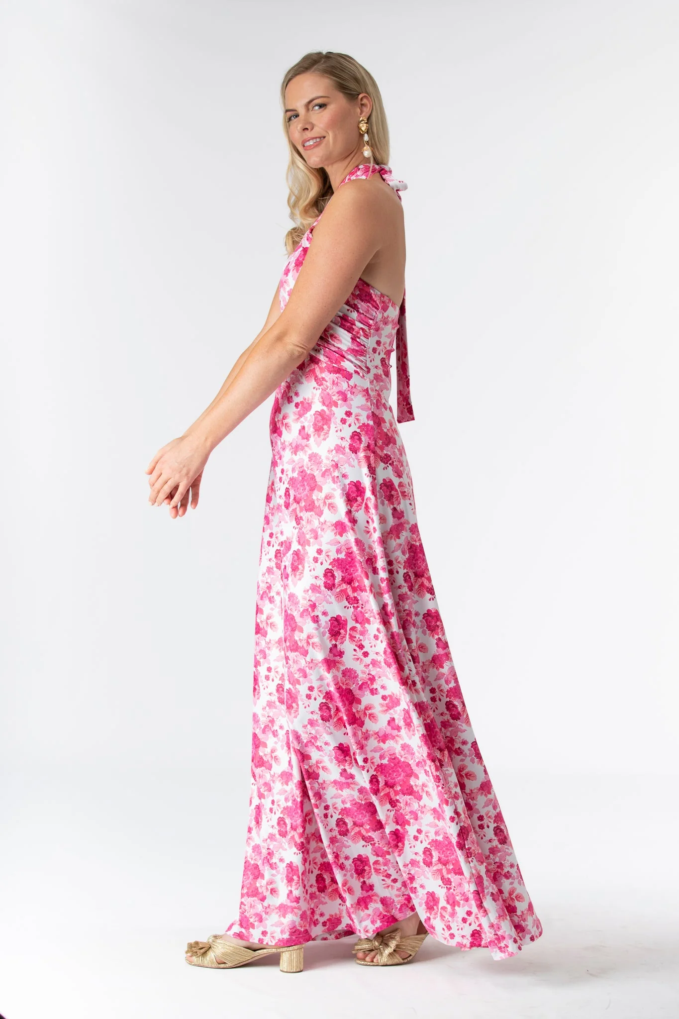 Fallon Dress in Raspberry Chateau - Image 5