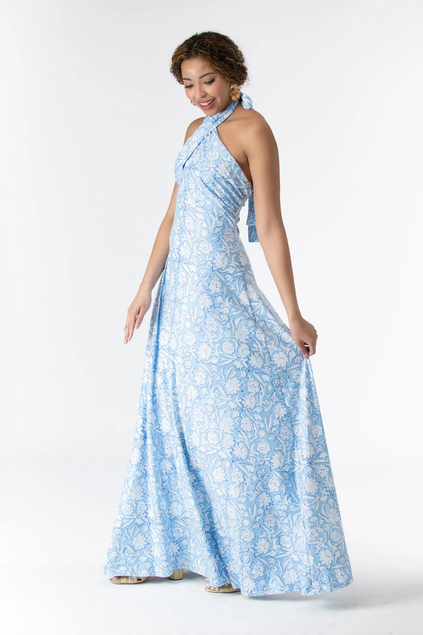 Fallon Dress in Ocean Mist - Image 4