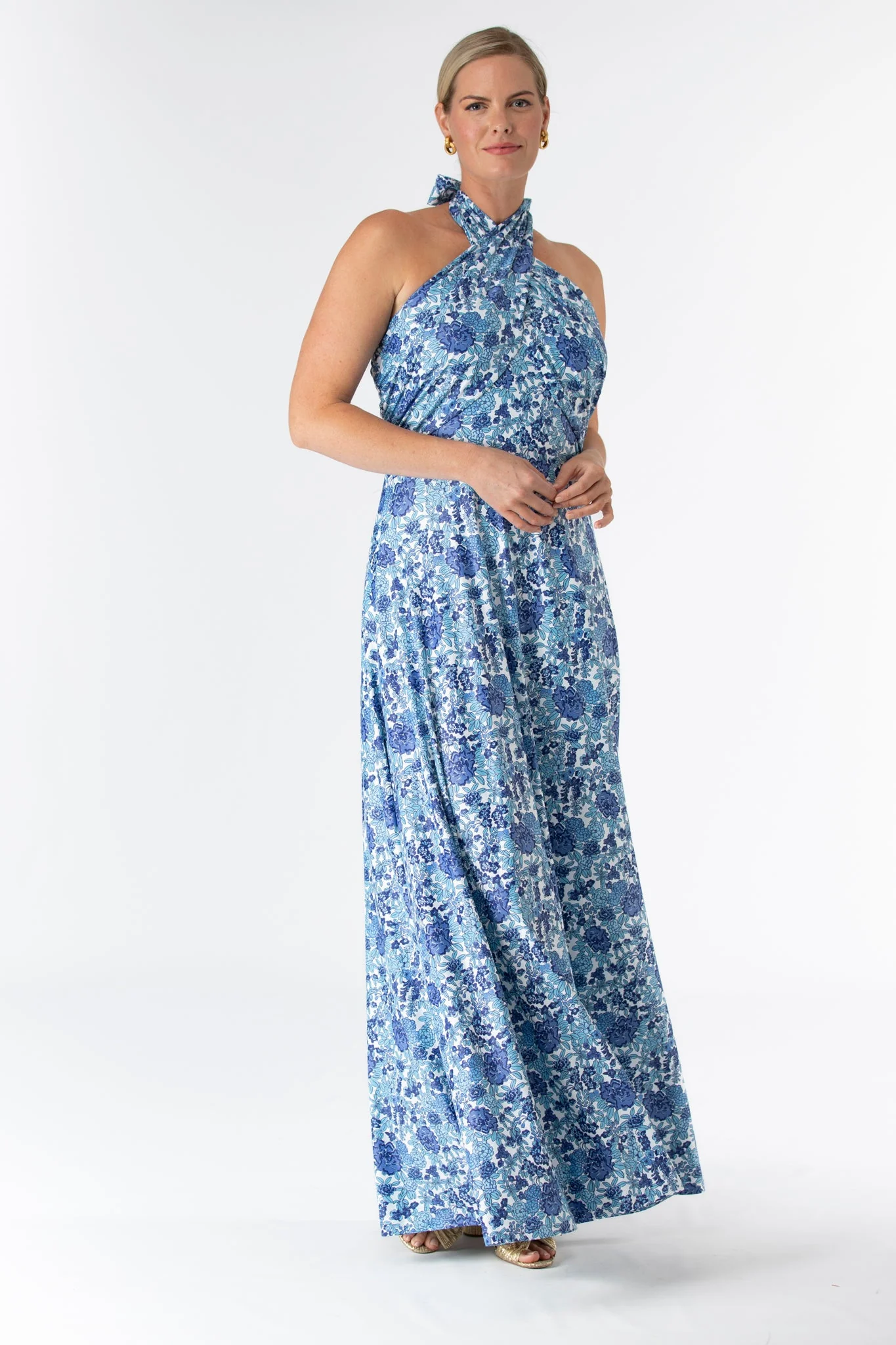Fallon Dress in Porcelain Petals - Image 2