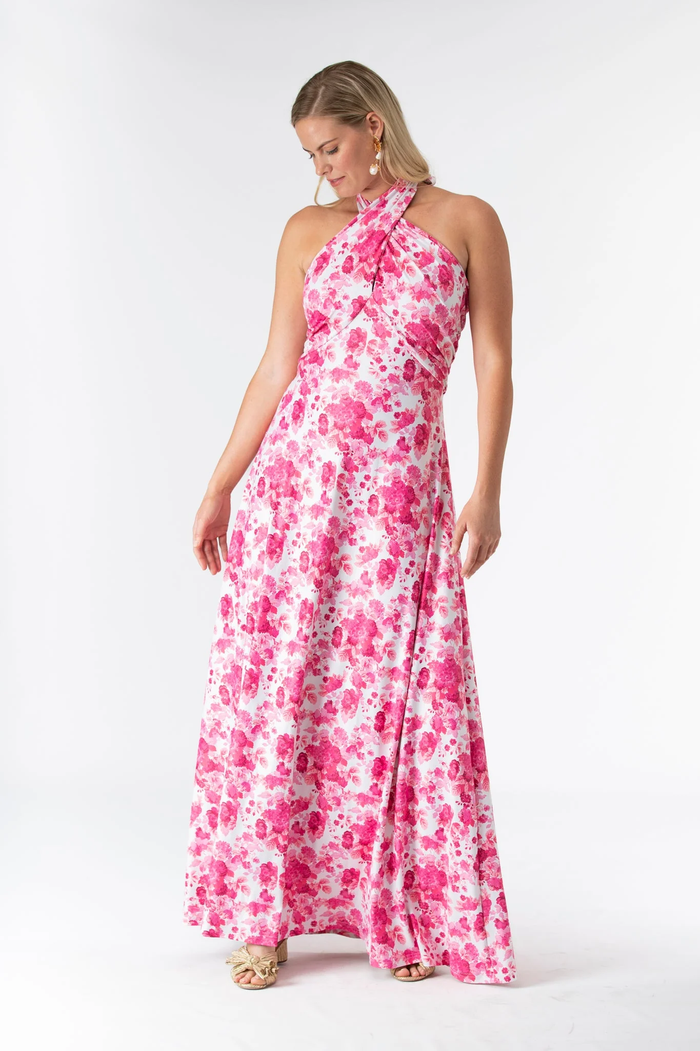 Fallon Dress in Raspberry Chateau - Image 2