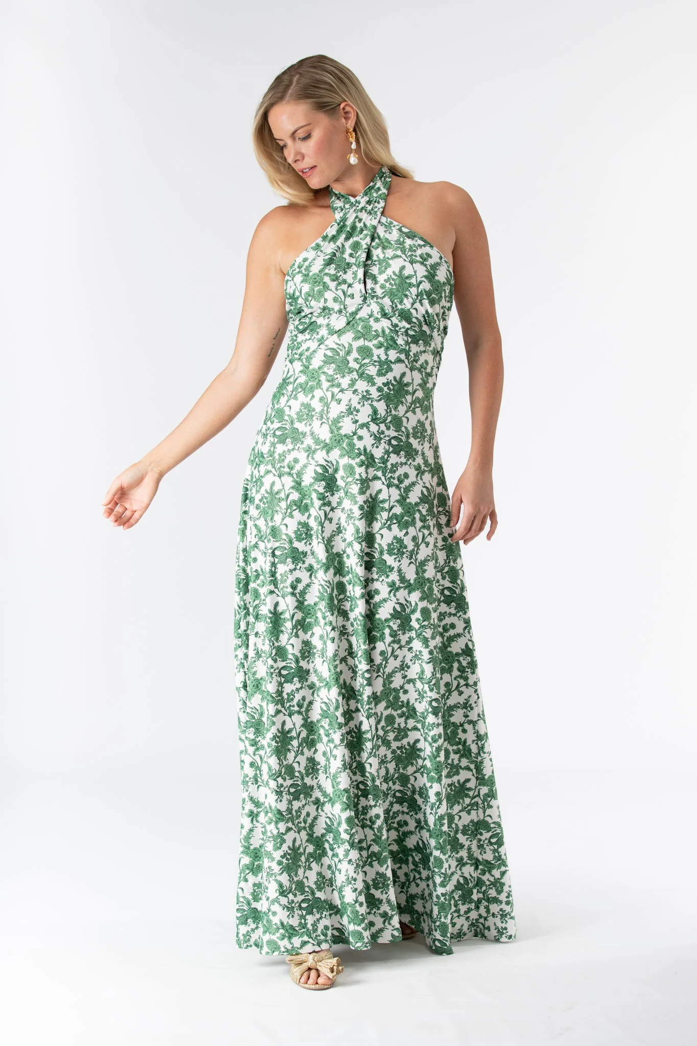 Fallon Dress in Rosemary Waltz - Image 2