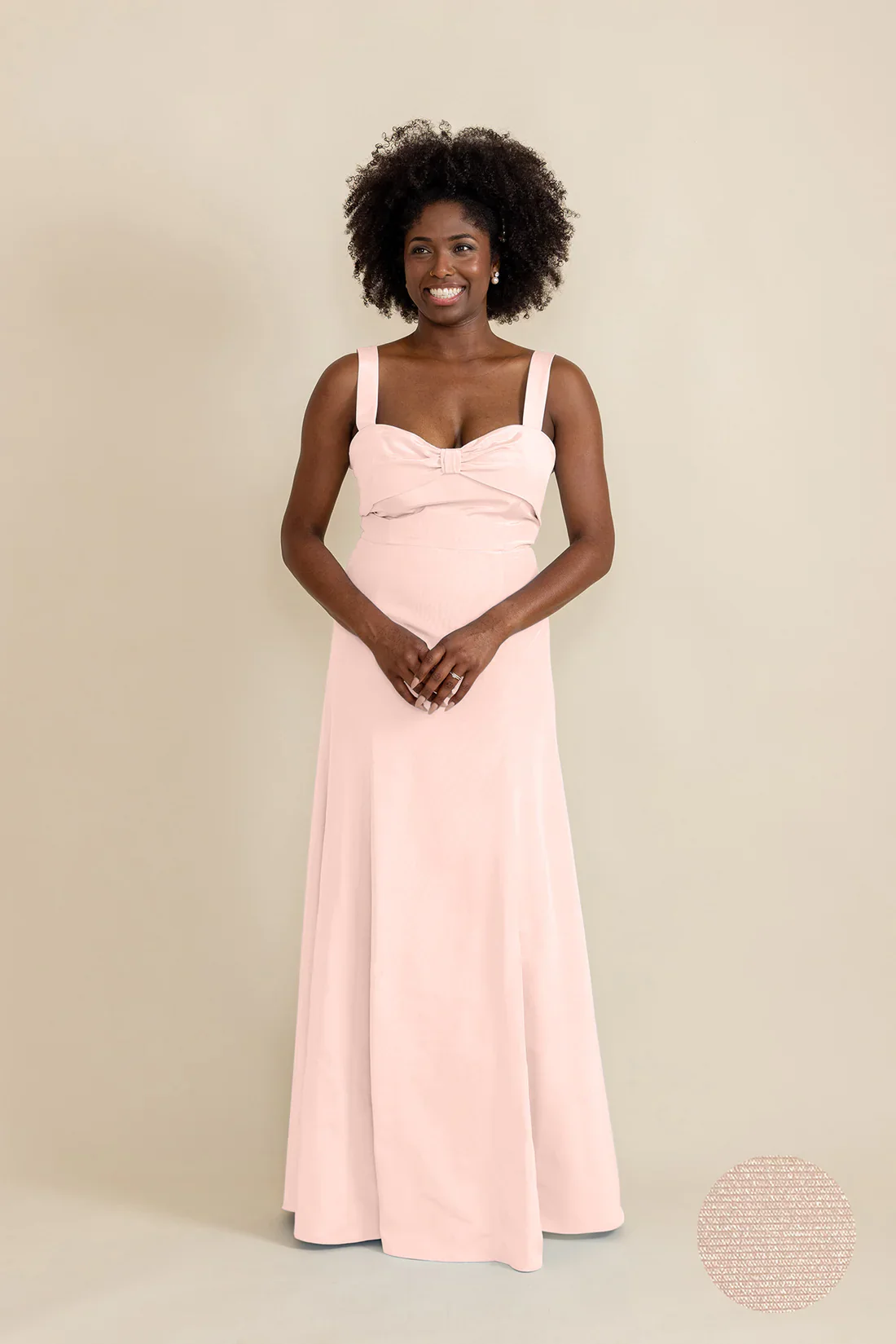 Grace Bodice with Trumpet Skirt in Drapey Bengaline - Image 7