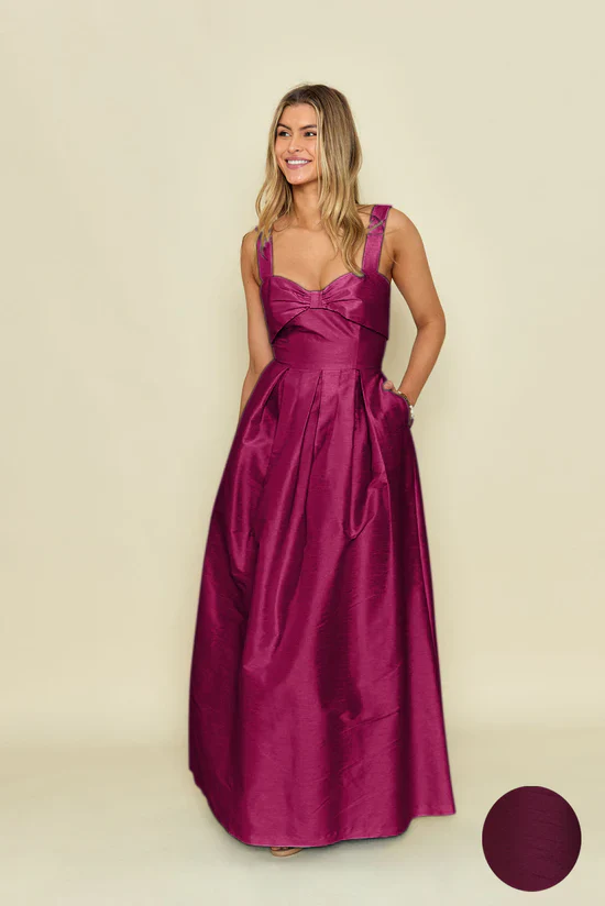Grace Bodice with Dahlia Skirt in Shantung - Image 17