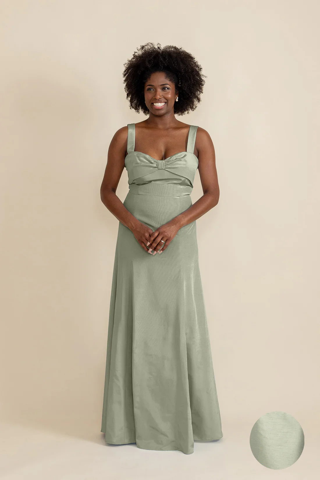 Grace Bodice with Trumpet Skirt in Shantung - Image 10