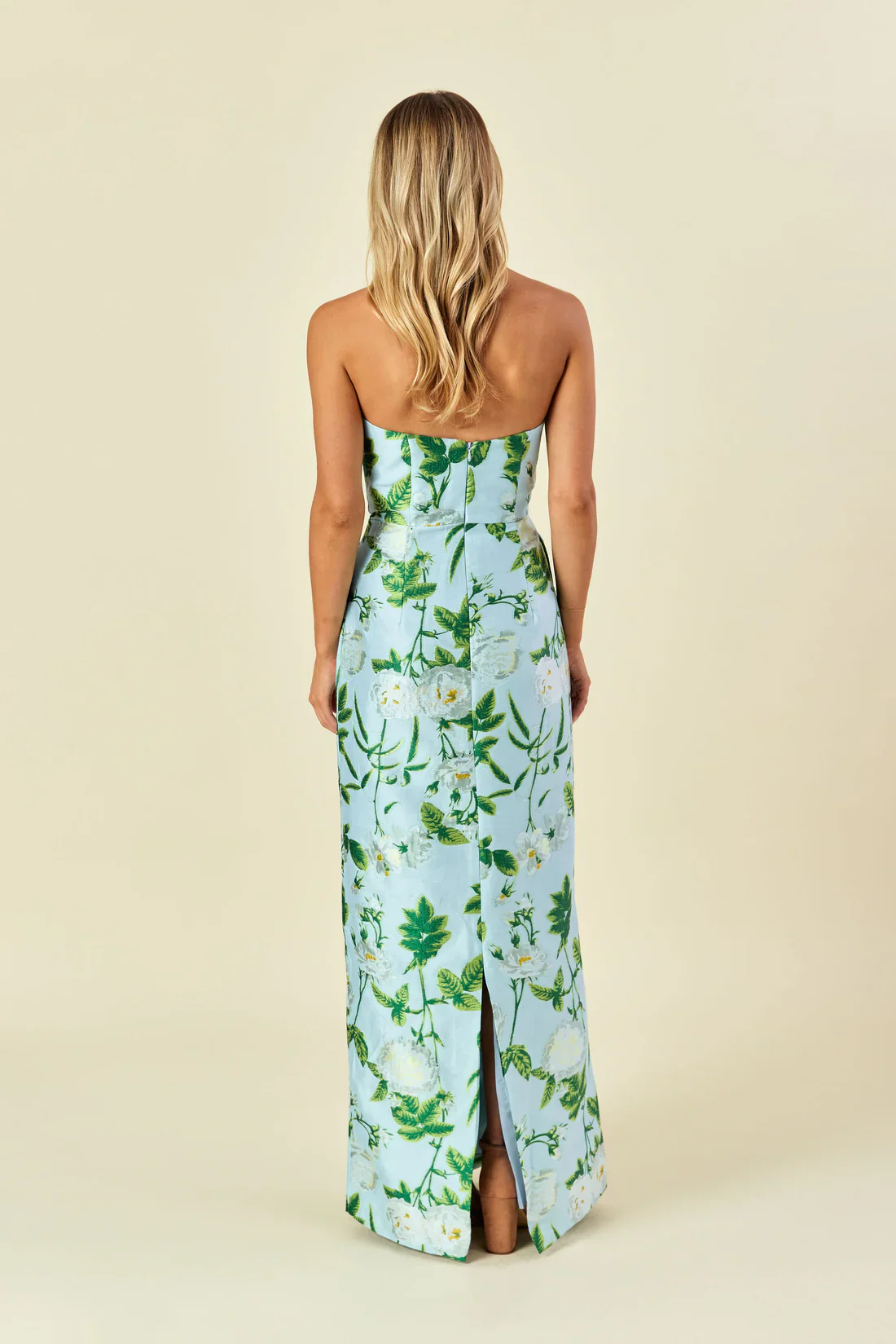 Hannah Bodice with Brunch Skirt in Camellia Jacquard - Image 2