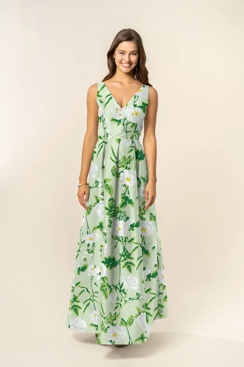 Harper Bodice with Dahlia Skirt in Camellia Jacquard - Image 2