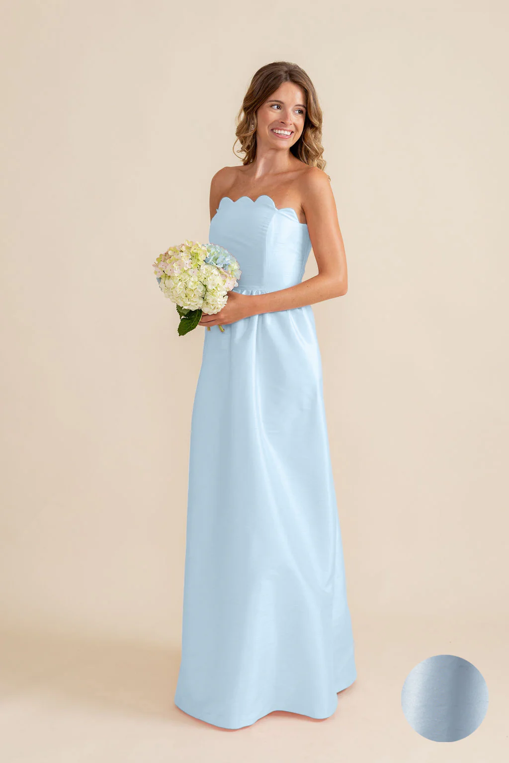 Hayes Bodice with Gathered Skirt in Shantung - Image 13