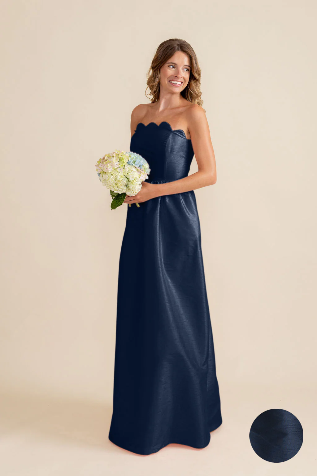 Hayes Bodice with Gathered Skirt in Shantung - Image 15