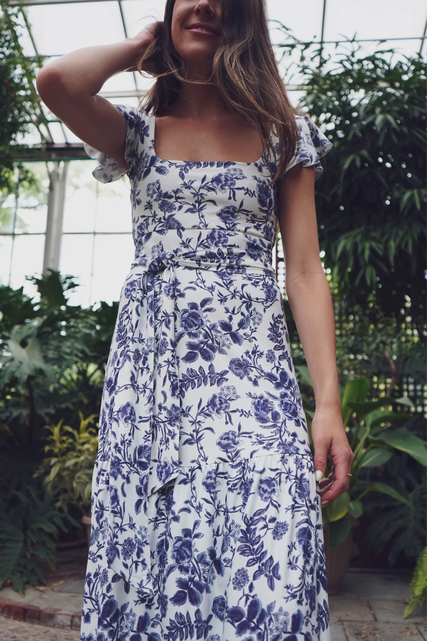 Isabella Dress in Evening Garden - Image 3