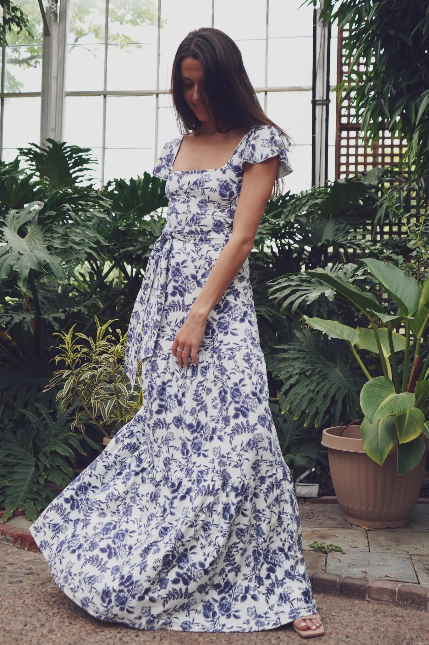Isabella Dress in Evening Garden - Image 4